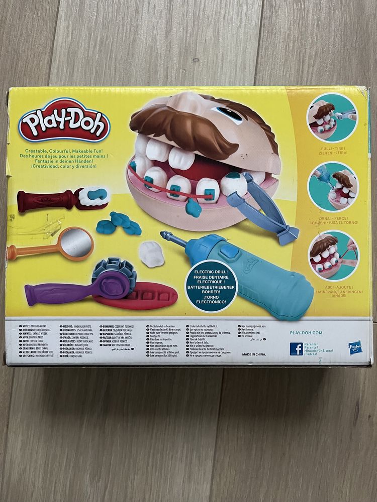 Play doh dentysta akcesoria + inny zestaw gratis