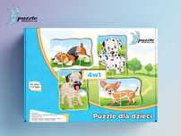 Puzzle Dla Dzieci Progresywne Pieski 04