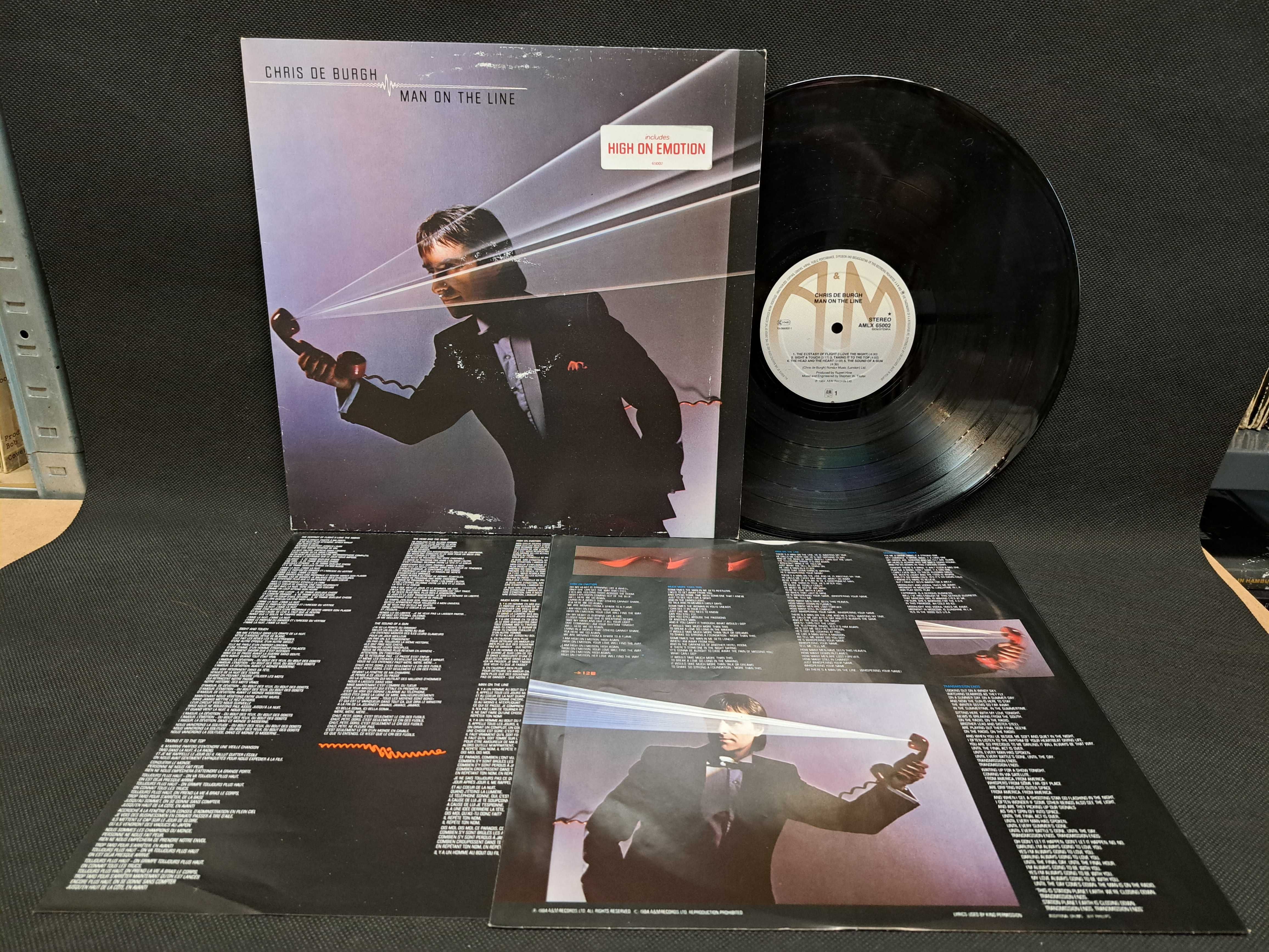 Chris de Burgh – Man On The Line winyl