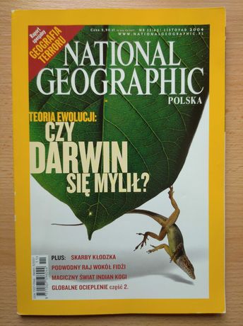 National Geographic 11(62) 2004 Darwin Fidżi Kogi Kłodzko Ocieplenie