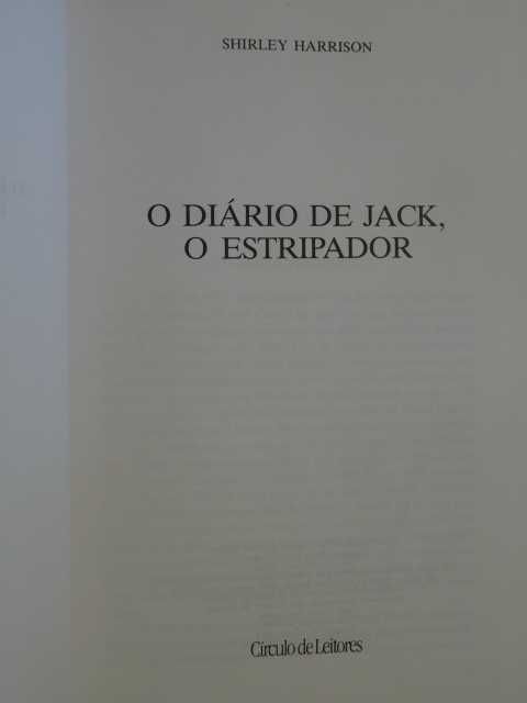 O Diário de Jack, O Estripador de Shirley Harrison