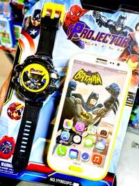 Nowy zestaw telefonik + zegarek Batman - zabawki