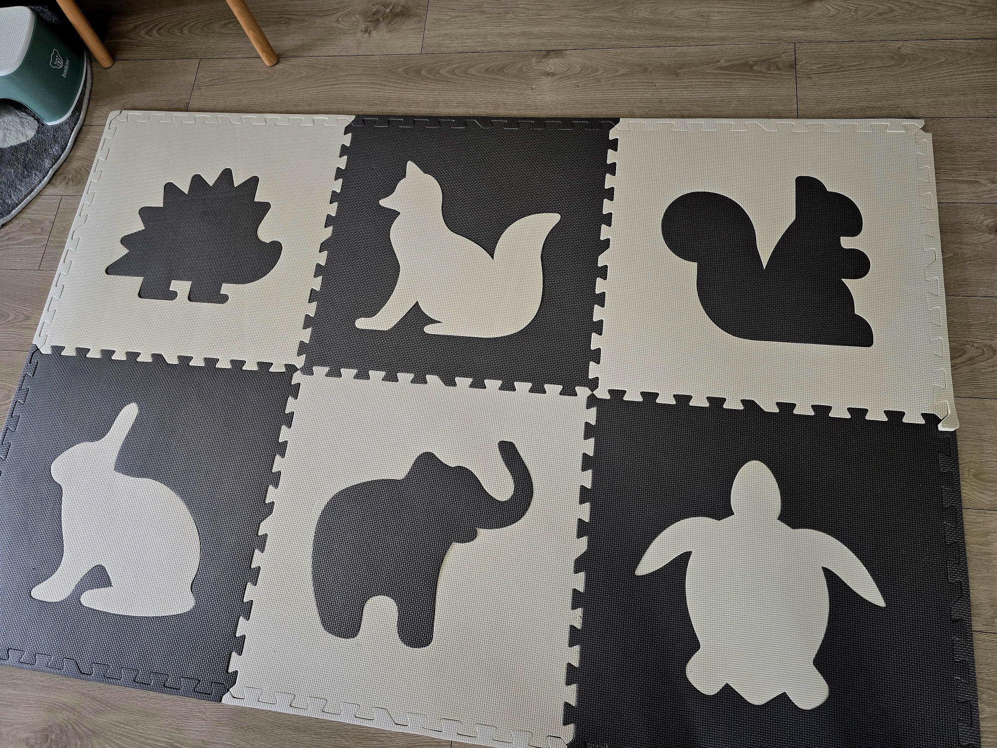 Puzzle podłogowe piankowe dziecięce nowe duze.