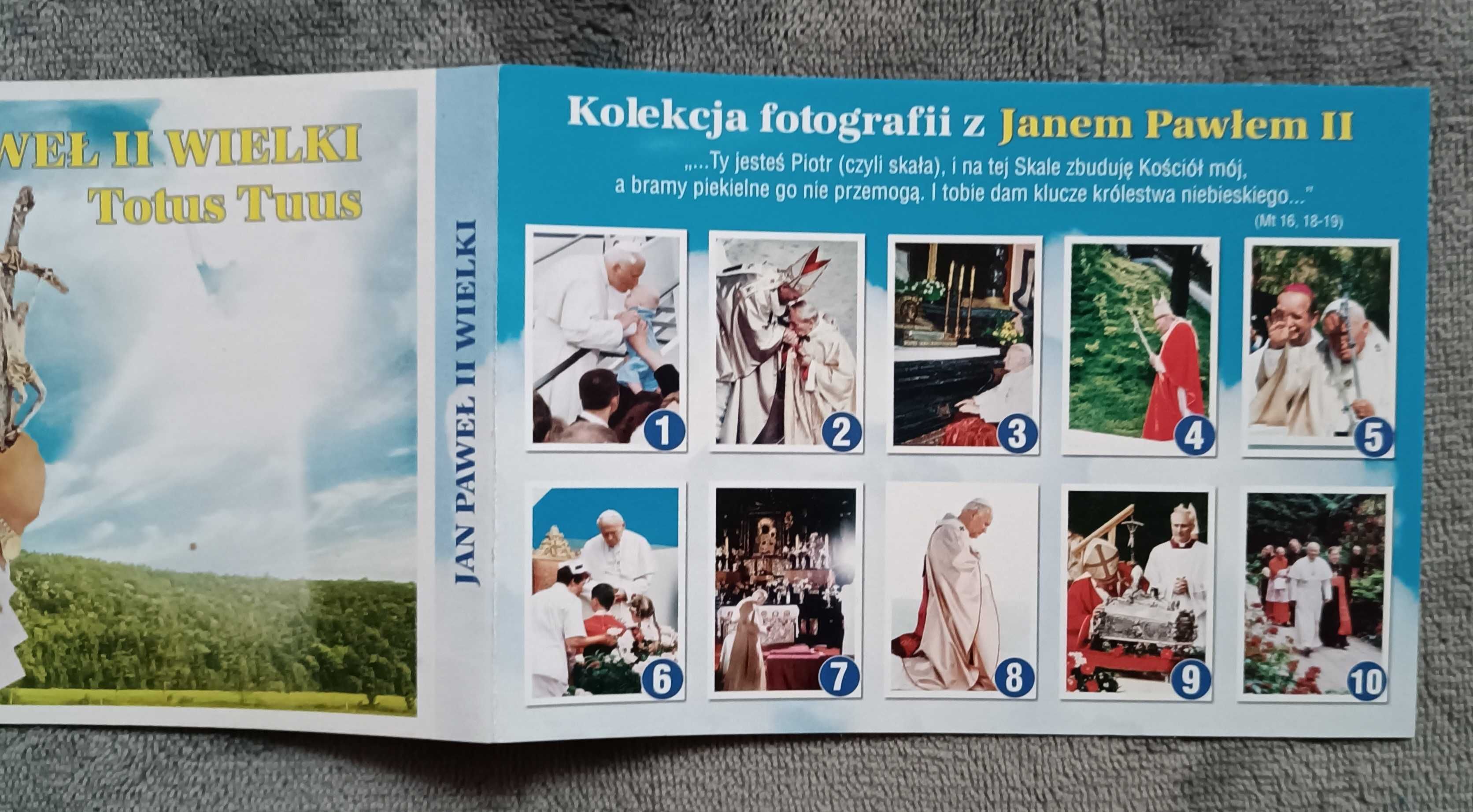 Kolekcja 23 pocztówek w etui - fotografii z Janem Pawłem II NOWE!