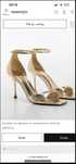 Босоніжки золоті  Mango 38-39, нові