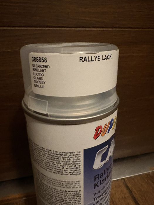Lakier bezbarwny spray Dupli Color cars samochodu Rallye glossy połysk