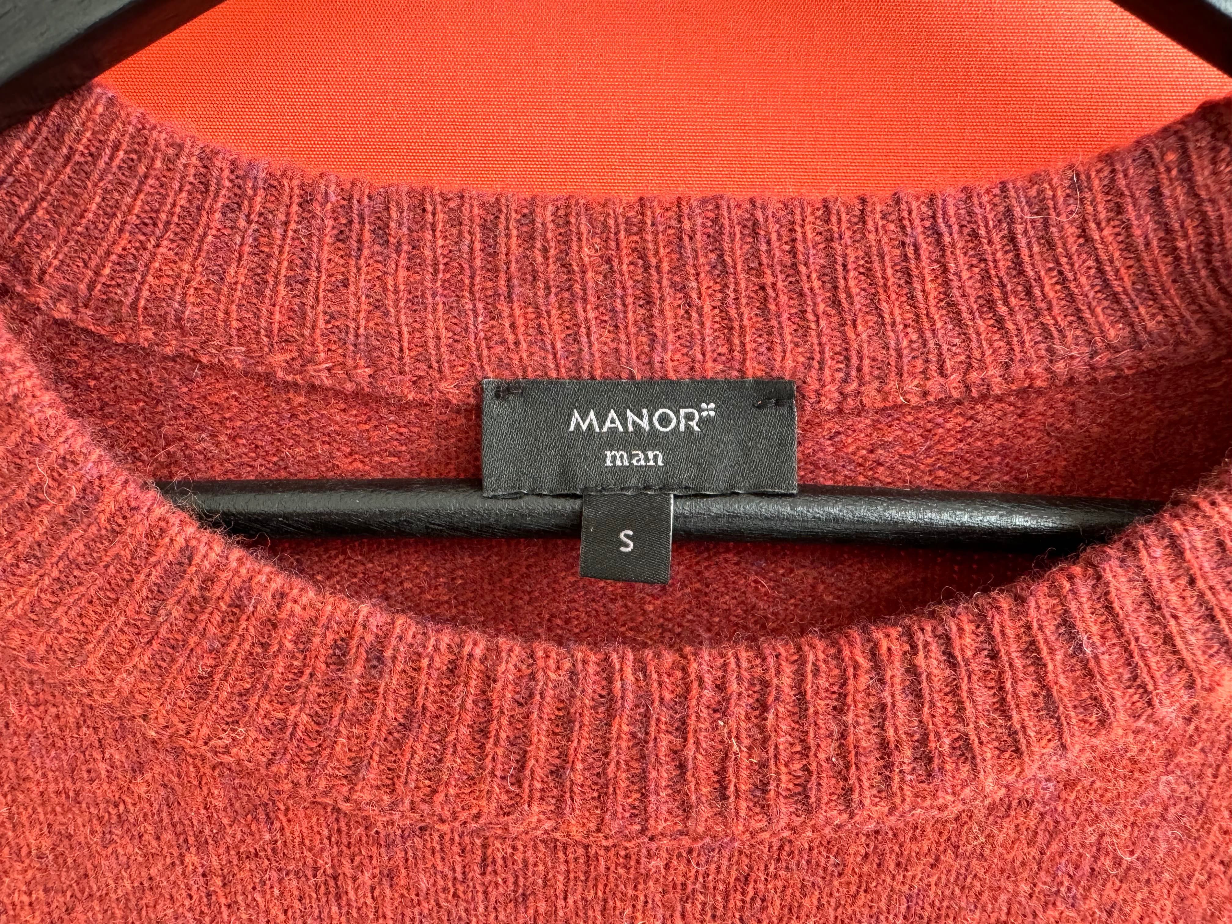 Manor Wool чоловічий шерстяний світер светр джемпер кофта розмір S