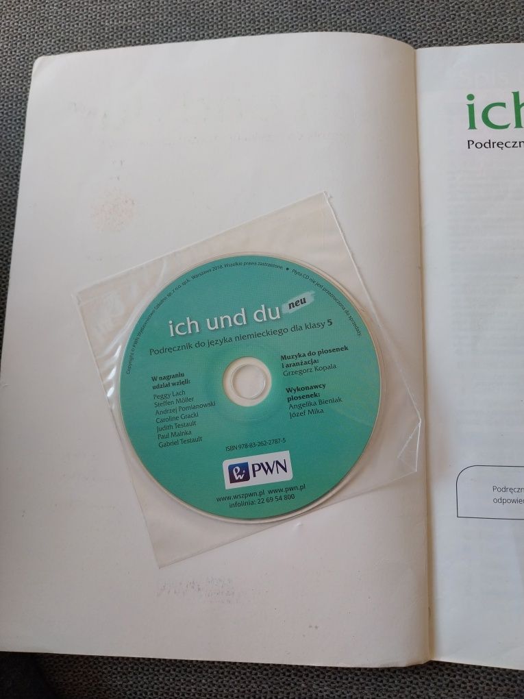 Ich und du Neu Podręcznik do języka niemieckiego dla klasy 5 + CD