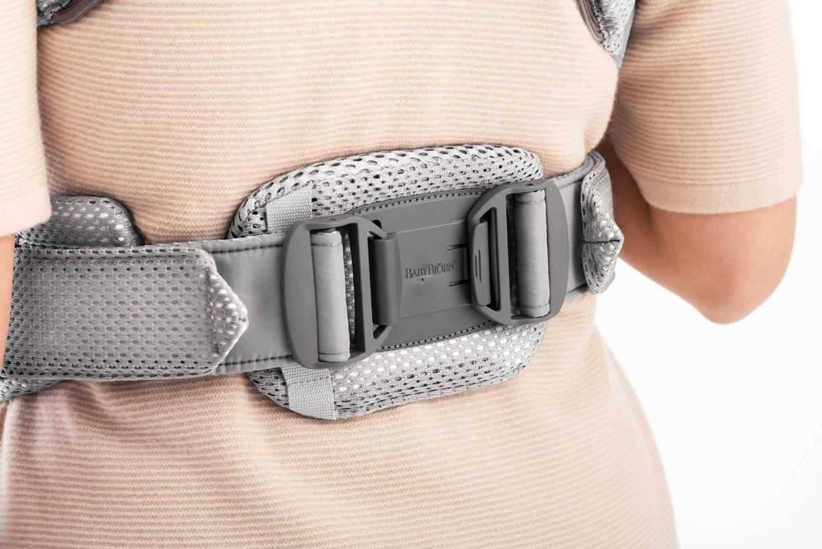 Nosidełko dla dzieci - BABYBJORN Harmony 3D Mesh srebrne