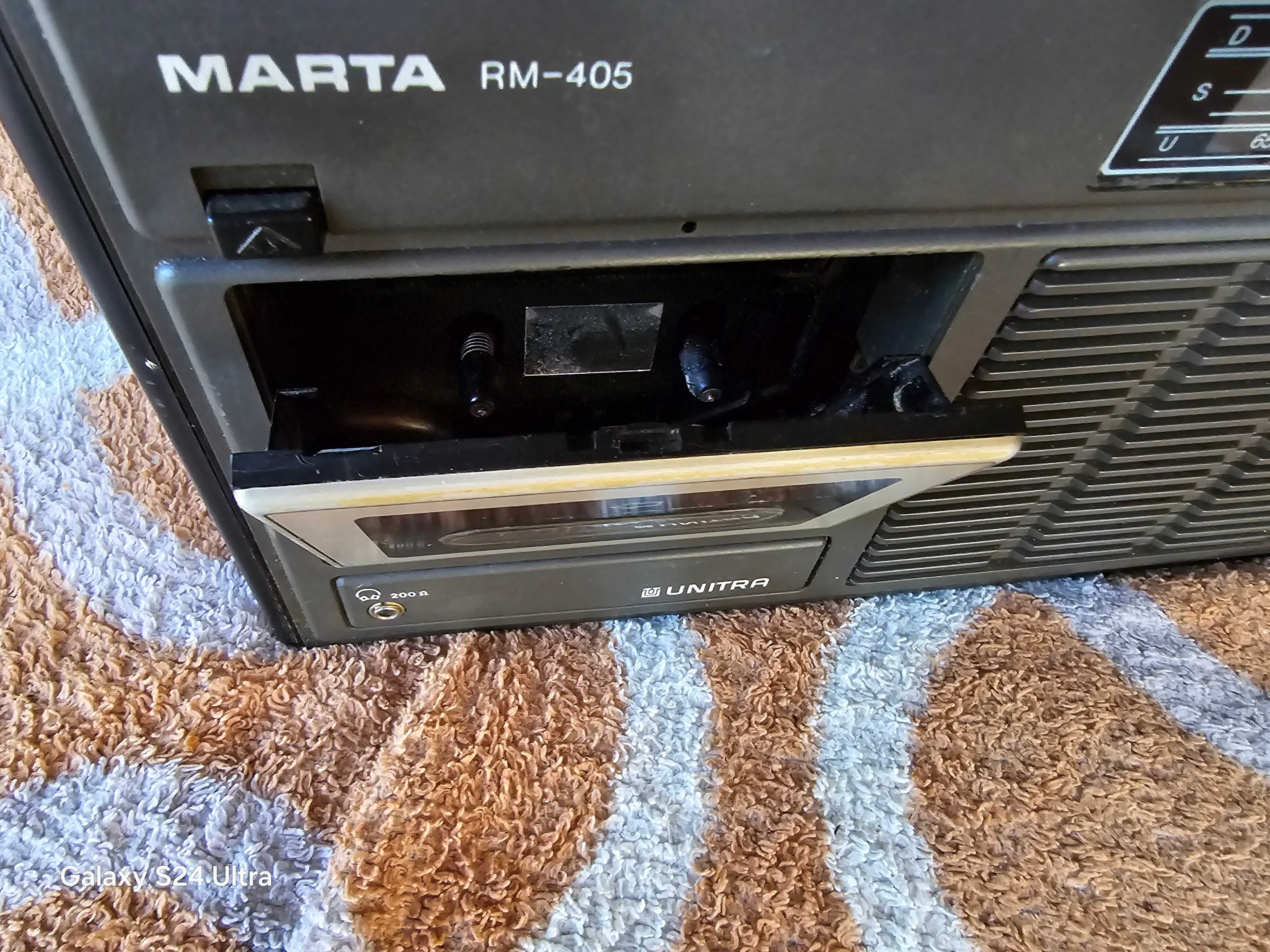 radio magnetofon unitra rm405 marta