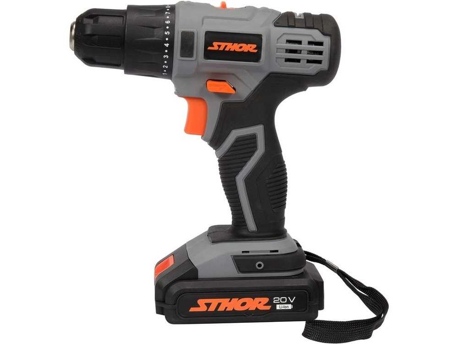 Wiertarko- Wkrętarka STHOR 20V, 26 Nm – akumulator 2 Ah