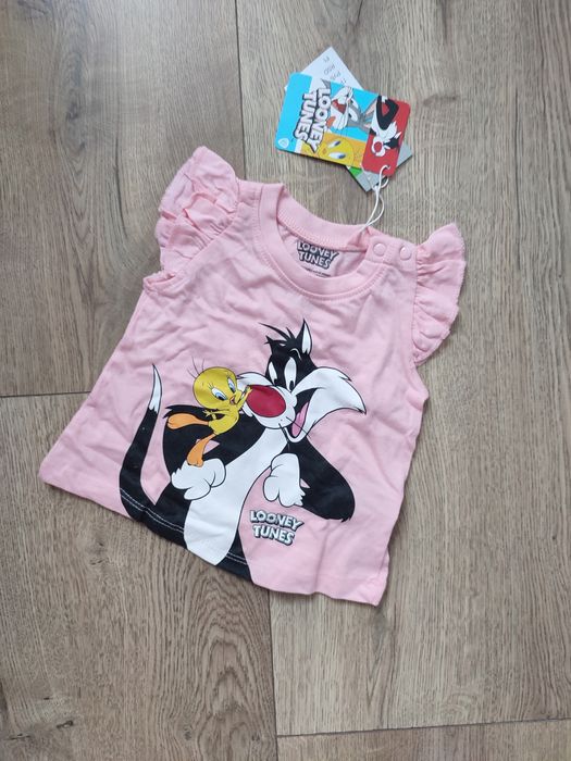 Różowa koszulka Looney Tunes 68