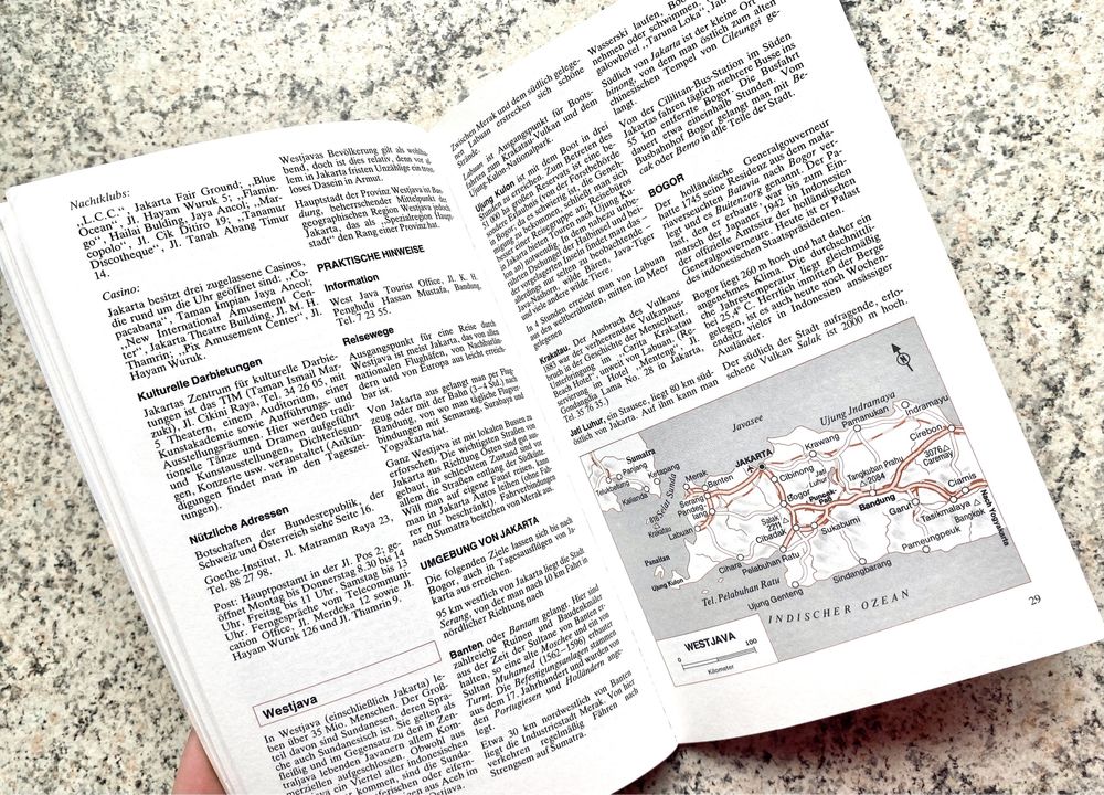 Przewodnik po Indonezji z mapami - wydanie niemieckojęzyczne