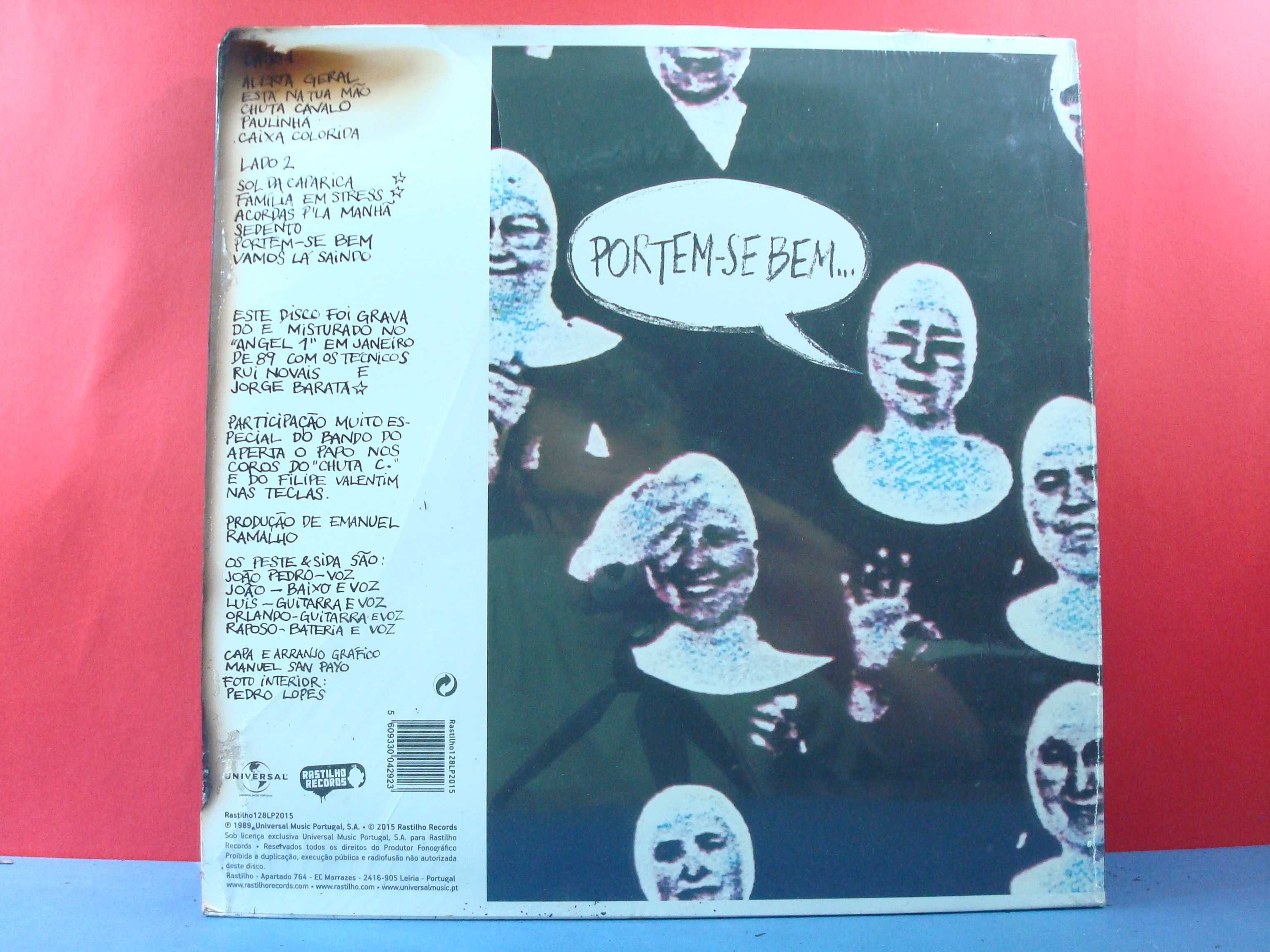 Peste & Sida - Portem-se Bem... / LP / Ver Descrição / Ver Descrição