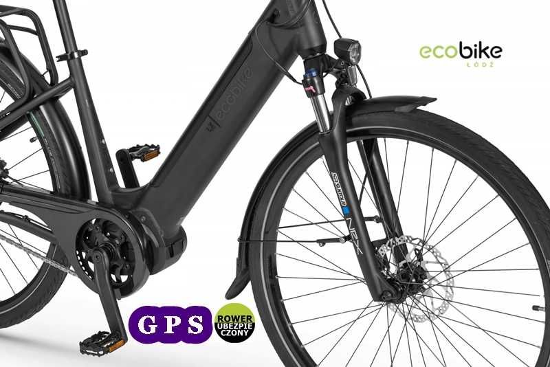 Rower elektryczny Ecobike LX 17"/19” Black 14Ah+GPS+ubezp. AC w cenie