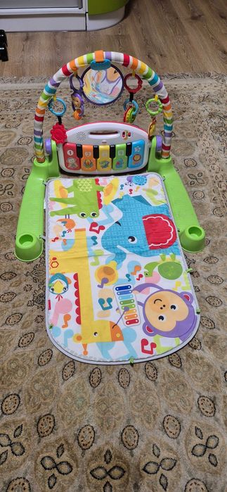 Розвиваючий музичний коврик Fisher-Price,килимок з піаніно Фішер Прайс