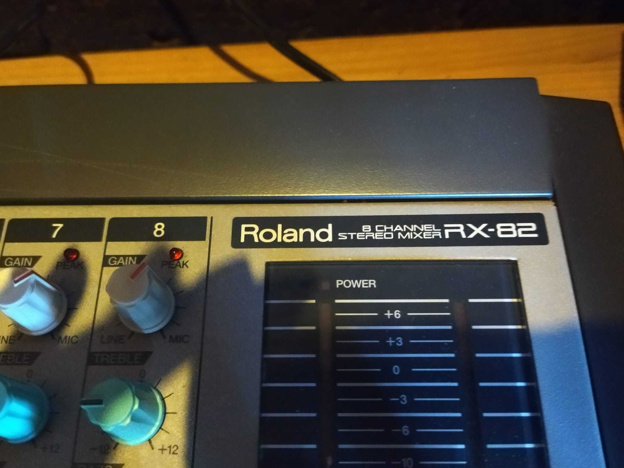Roland RX-82 8 Channel Stereo mixer - AC 230V 50/60Hz