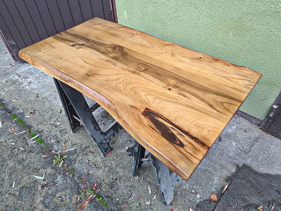 Blat 124x66-68 Live Edge orzech na ławę biurko stolik kawowy