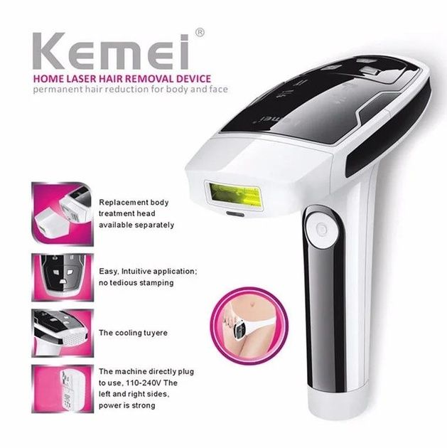 Лазерный эпилятор Kemei KM 6812