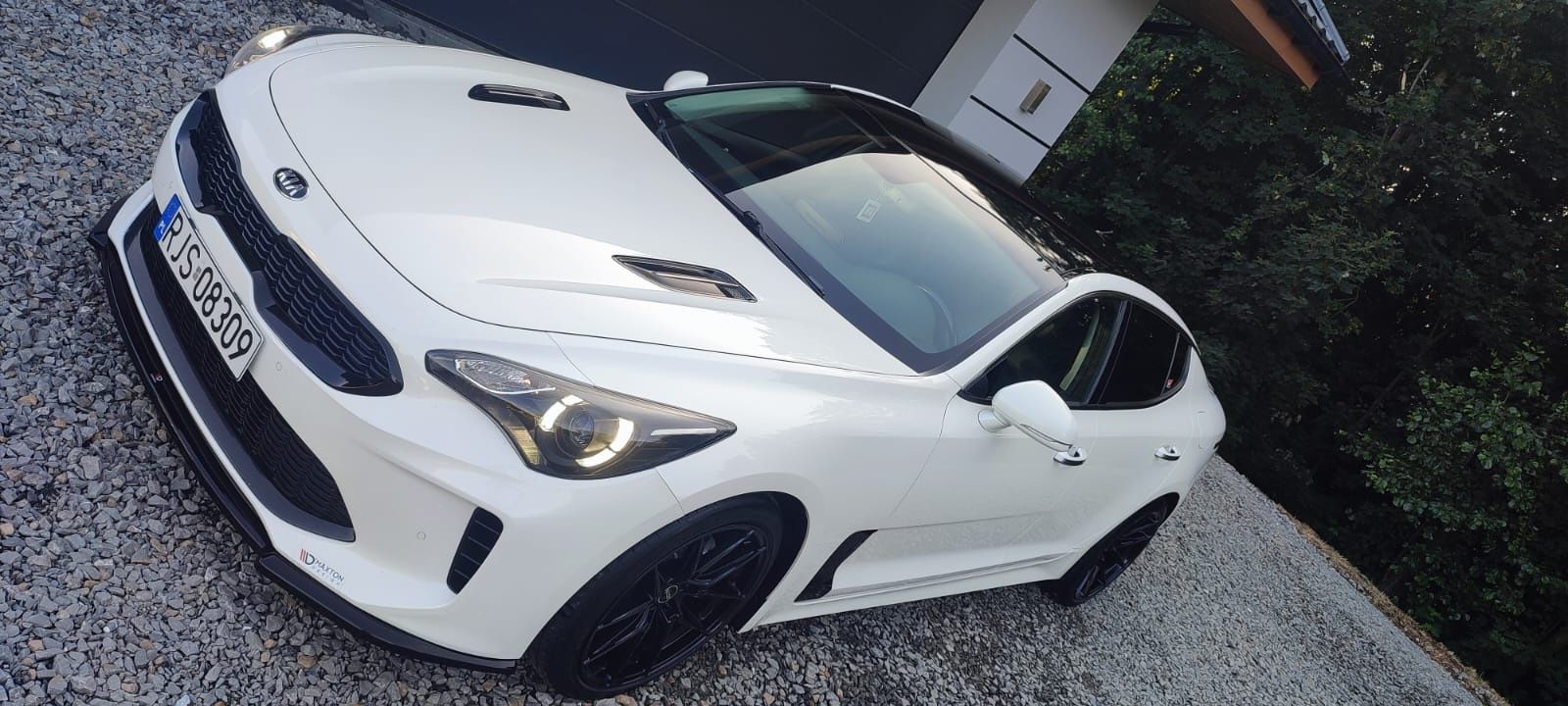 Kia Stinger 2.0 255HP  2018 Bezwypadkowa Biała Perła
