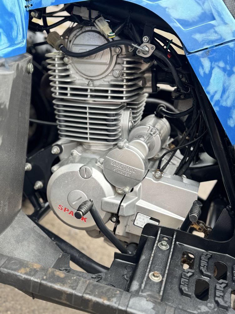 квадроцикл spark sp250-4 на повному ходу