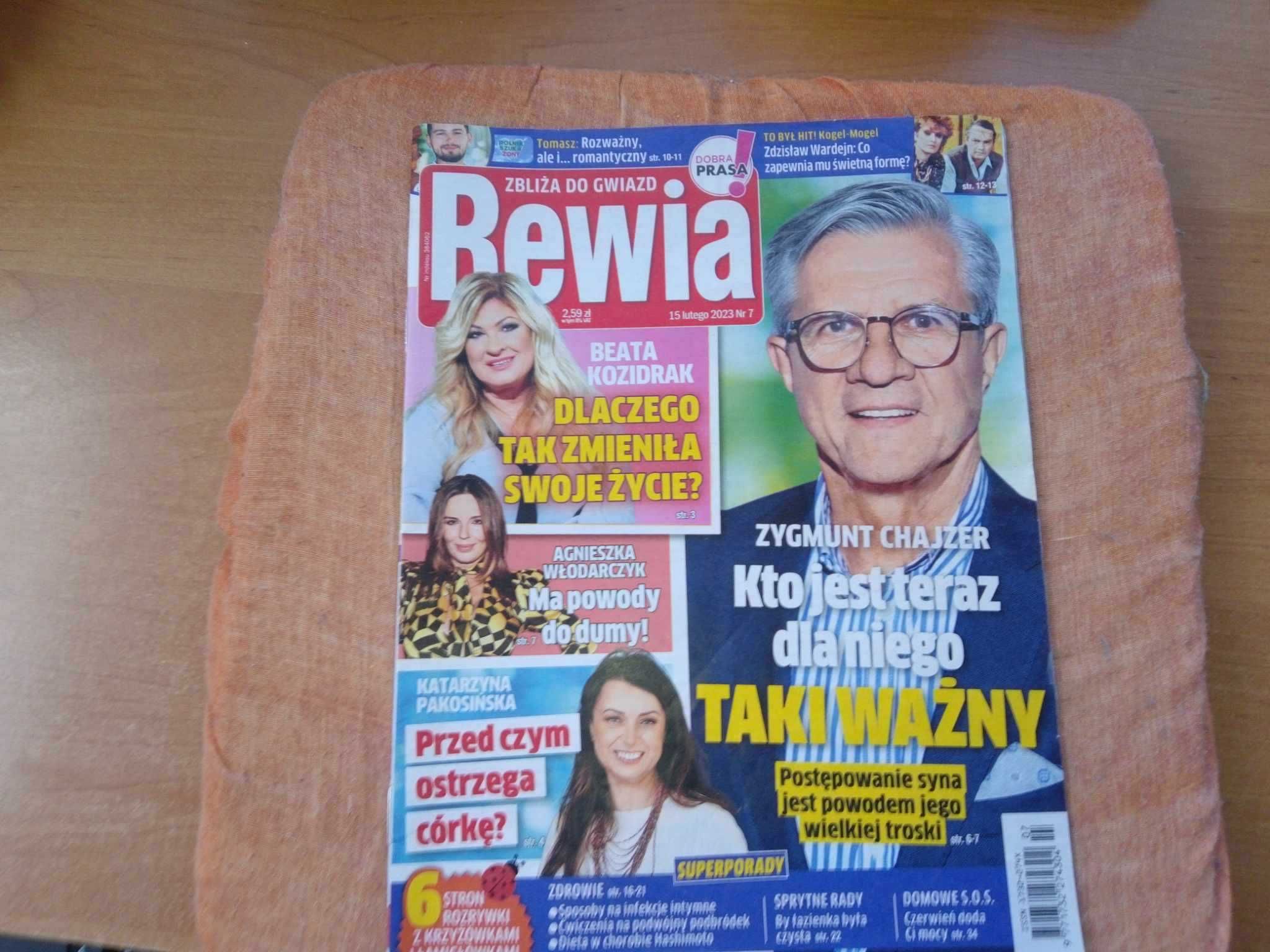 Tygodnik Rewia zbliża do gwiazd nr 7 luty 2023 gazeta
