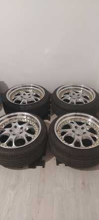 RH ZW 3 18" 5X112 9 I 9.5" + opony w stanie b.dobrym