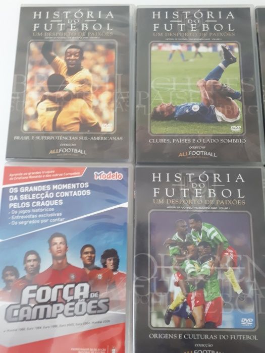A História do Futebol 5 DVD's + 1