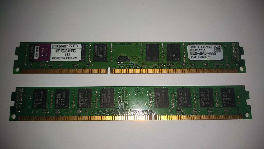 Pamięć 8GB (2x4GB) DDR3 KINGSTON  low profile