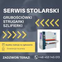 Serwis grubościówek, strugarek, szlifierek