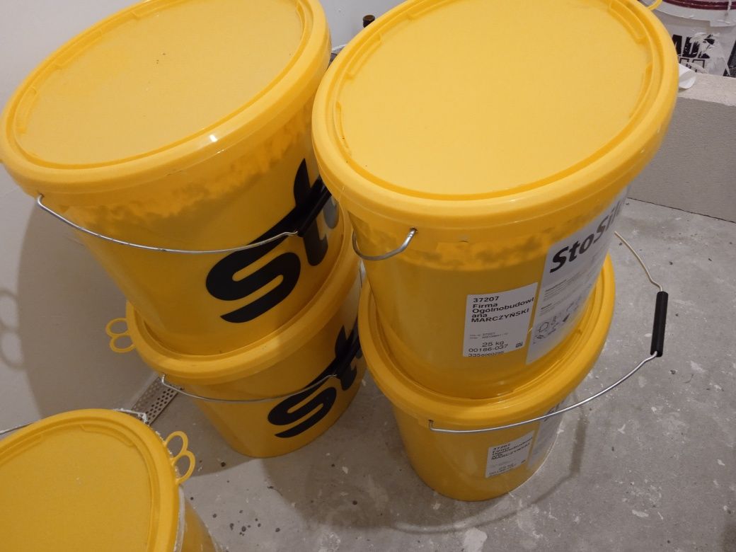 Tynk silikonowy STO StoSilco K 37207 2mm brudny biały