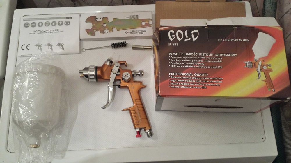 Pistolet lakierniczy HP GOLD 1.4mm Nowy