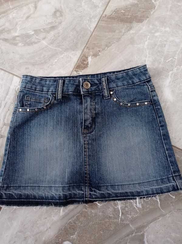 Spódniczka jeansowa mini 122
