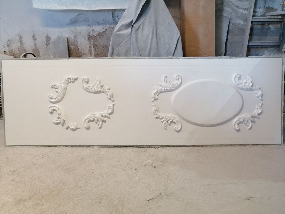 Painéis decorativos em fibra de vidro