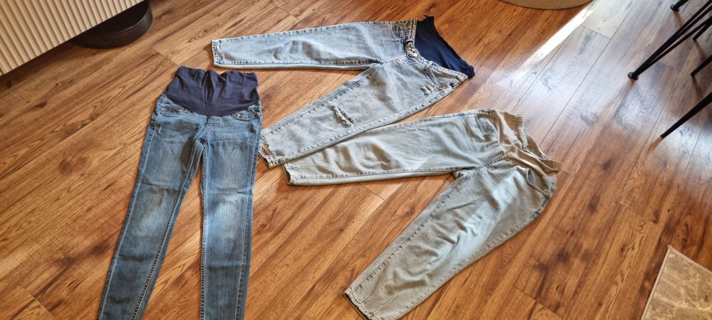 Spodnie ciążowe jeans, rozmiar S