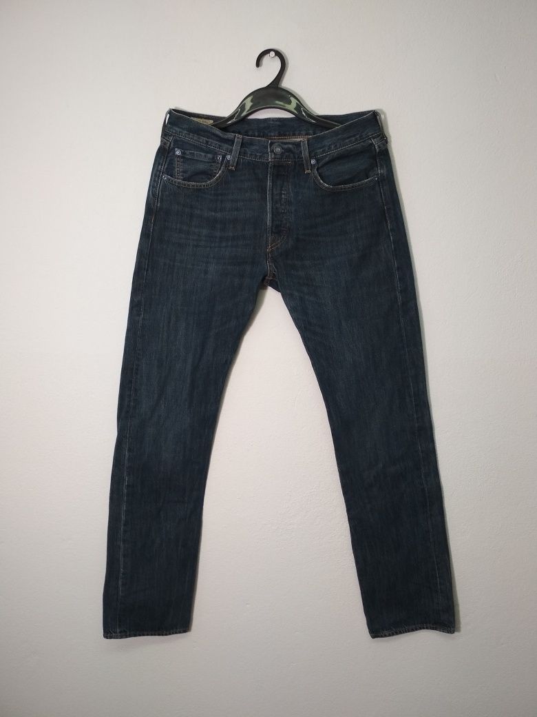 Levi's 501 jeans spodnie jeansowe dżinsy W32 L34