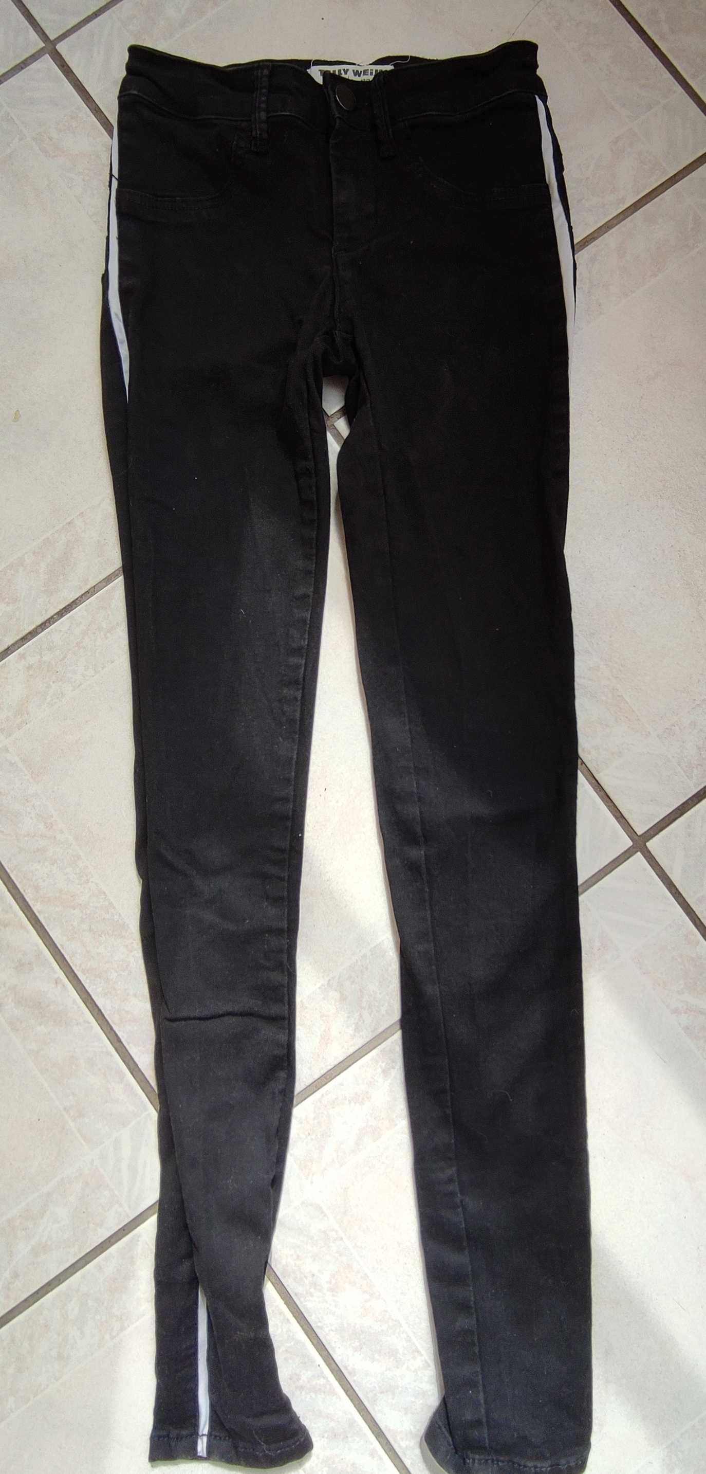 Czarne jeansy spodnie Tally wieijl 32/XXS