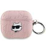 Karl Lagerfeld KLA3PGCHPP AirPods 3 cover różowy/pink Monogram Head