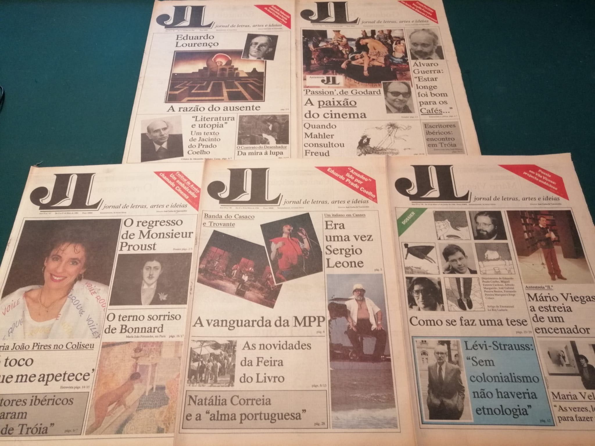 JL - Jornal de Letras, Artes e Ideias 1984
