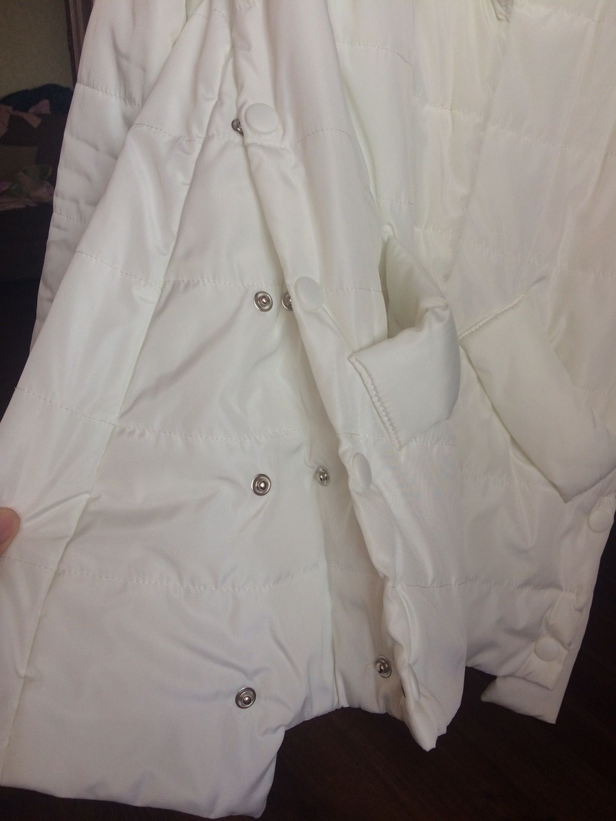 Куртка для вагітних,  біла