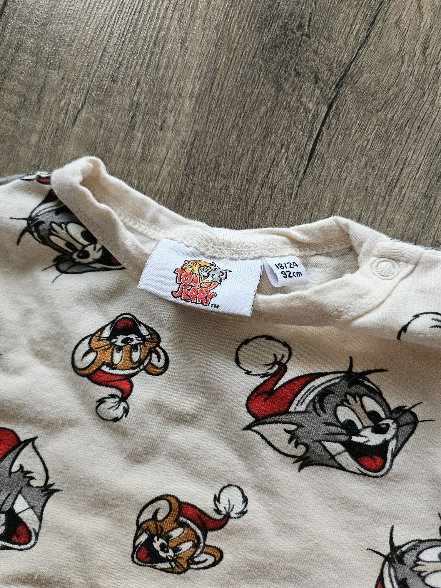 2 szt body chlopiece dziecięce niemowlęce tom&jerry 92