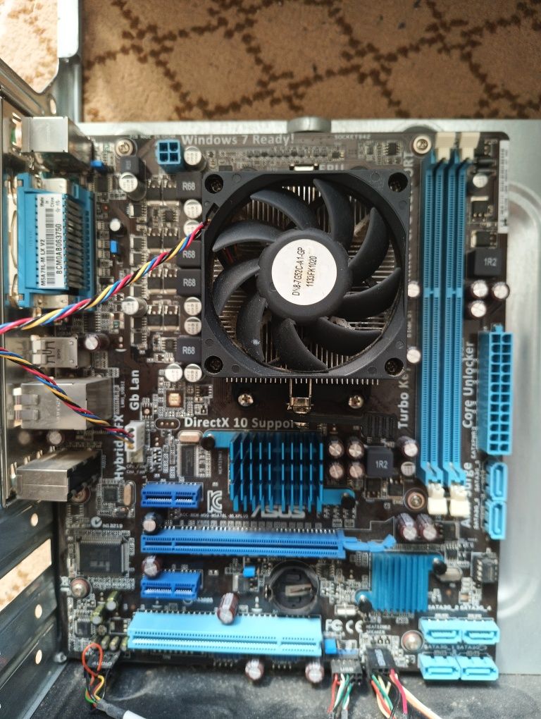 Материнская плата asus m5a7bl процесор, кулер, корпус