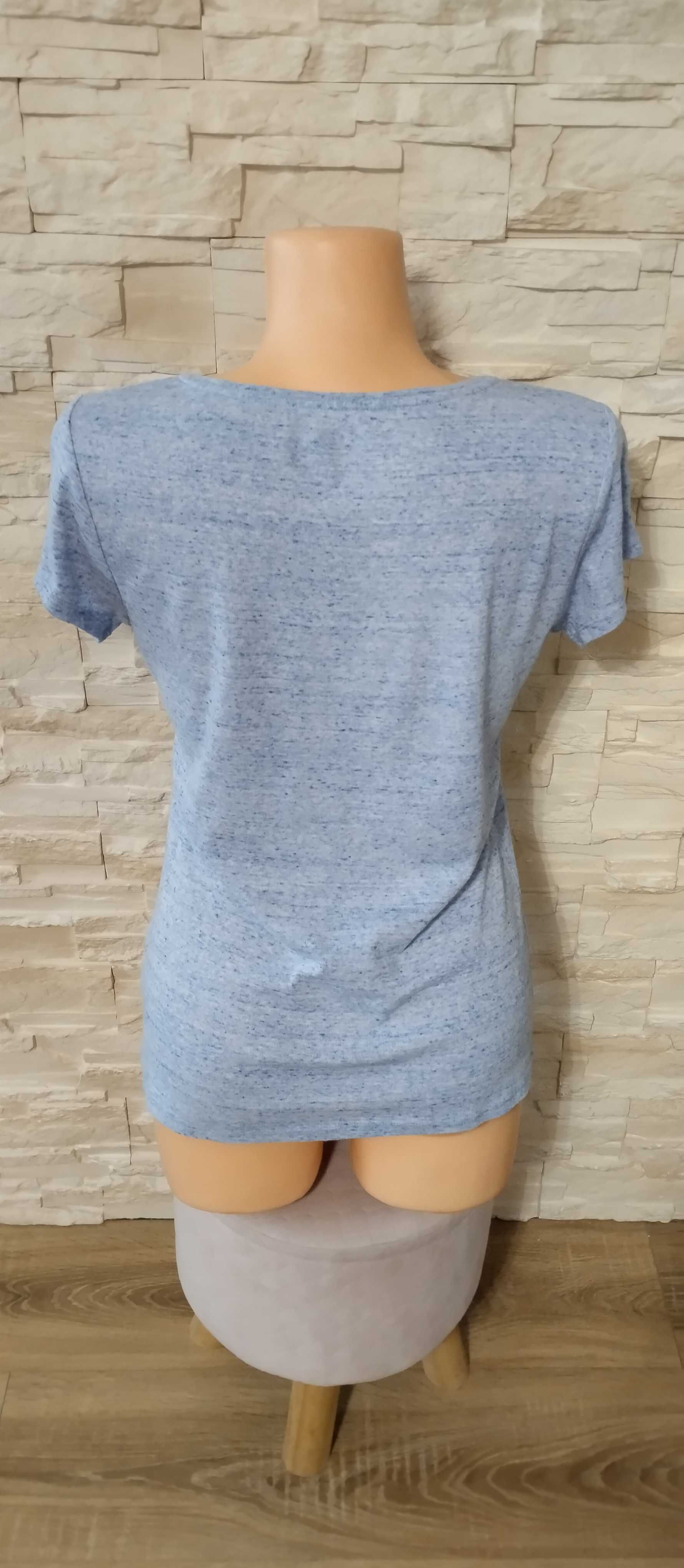 T-shirt damski błękitny XL/42 Papaya