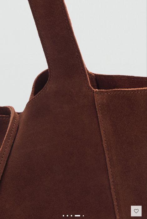 Замшевий шоппер манго сумка замшева mango