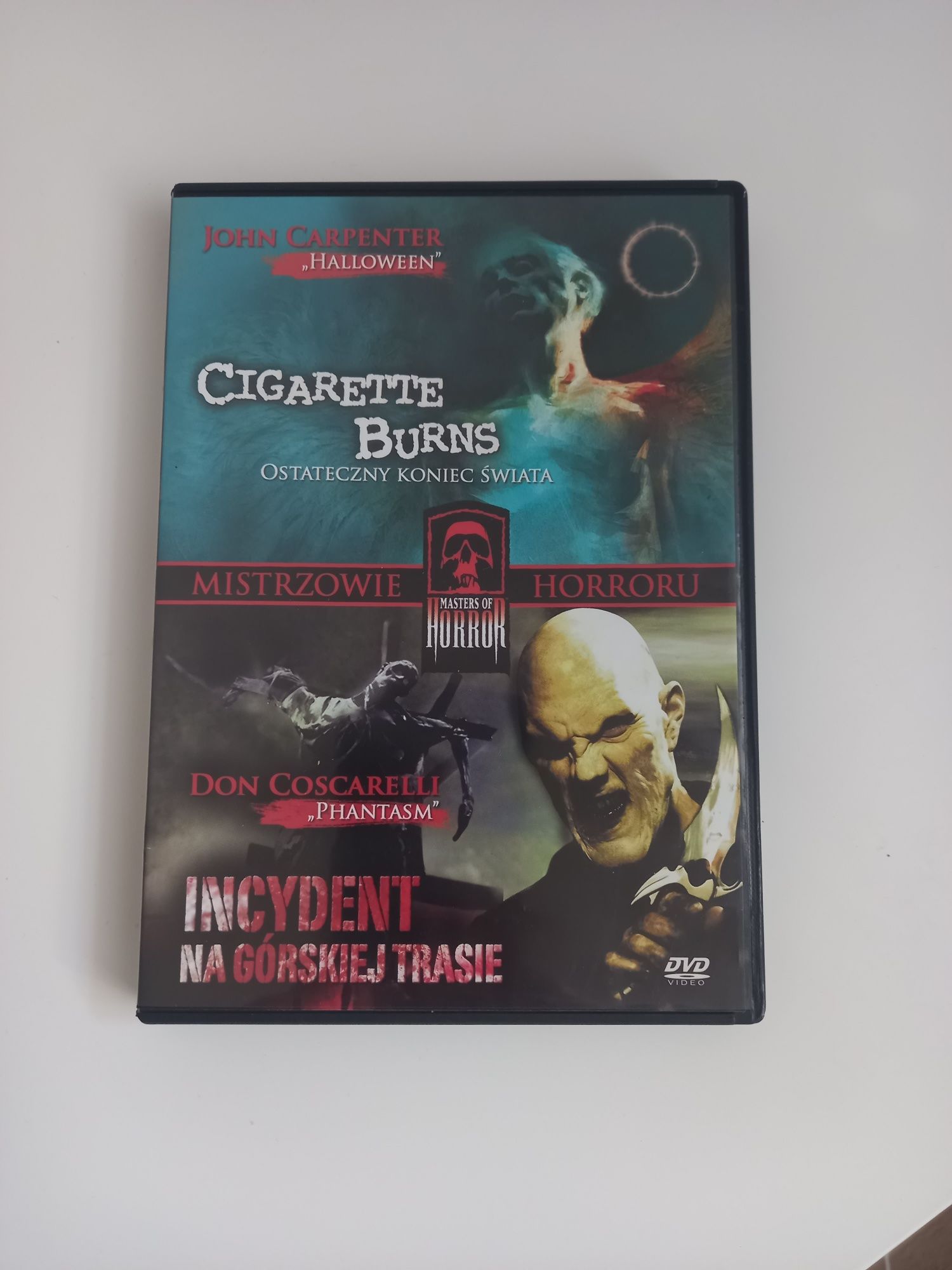 Mistrzowie horroru Cigarette Burns Incydent na górskiej trasie DVD