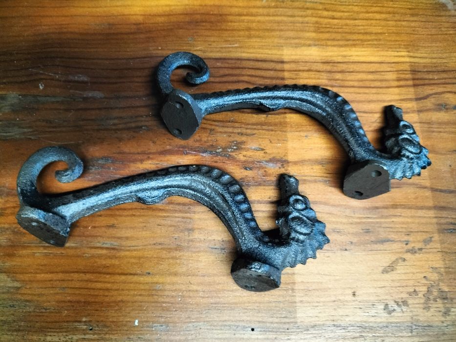 Puxadores Em Ferro Cavalos Marinhos