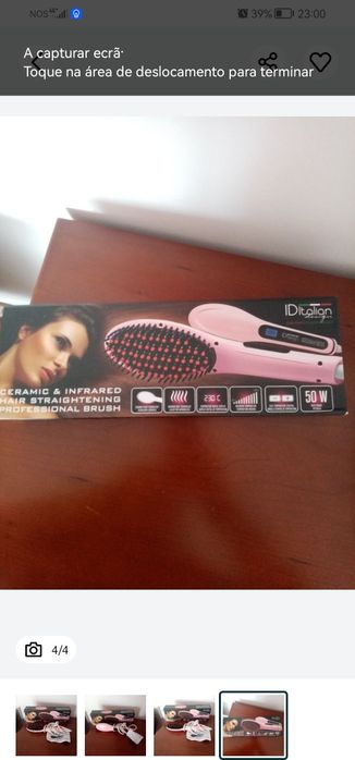 Escova Alisadora Nova