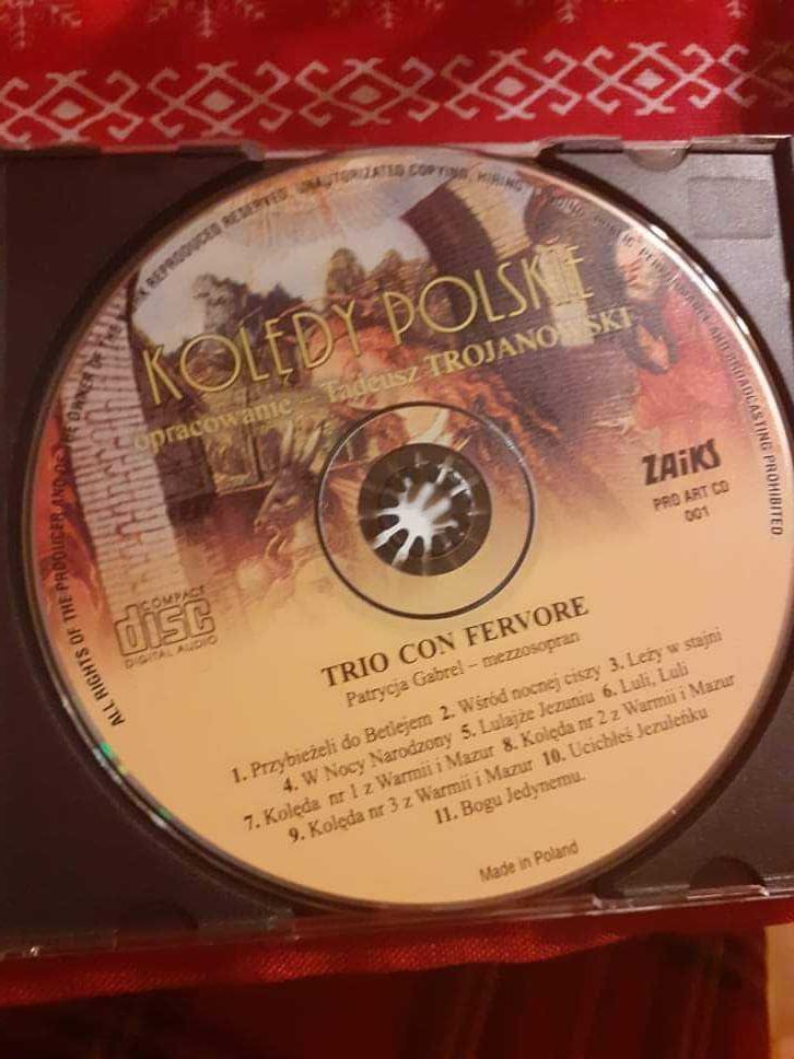 płyta cd Kolędy Tadeusz Trojanowski