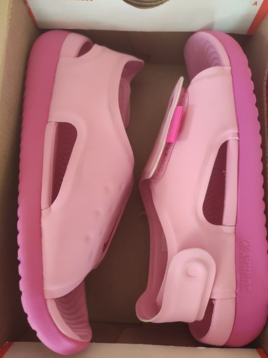 Nowe,Sandały NIKE Sunray Adjust 5 Pink/Laser Fuch, rozmiar 33.5