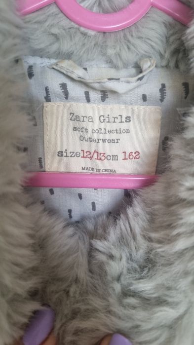 Kamizelka futrzana Zara 160cm 10-12 lat